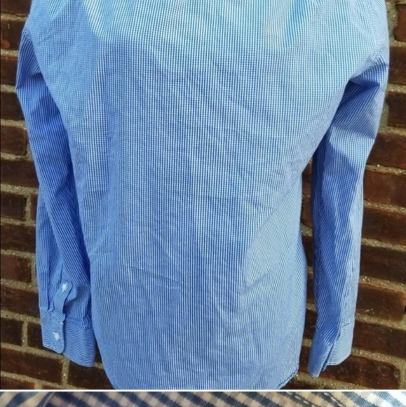 J.Crew Checkered button down M - Picture 5 of 8